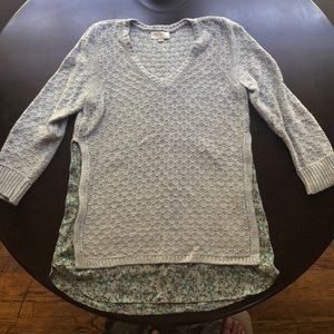 LOFT Mixed Media Sweater